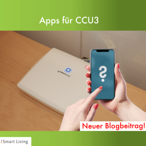 Blog-Beitrag über die Apps für die CCU3