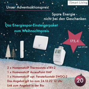 Einsteigerpaket 2 für das Energiesparen mit Smart Home