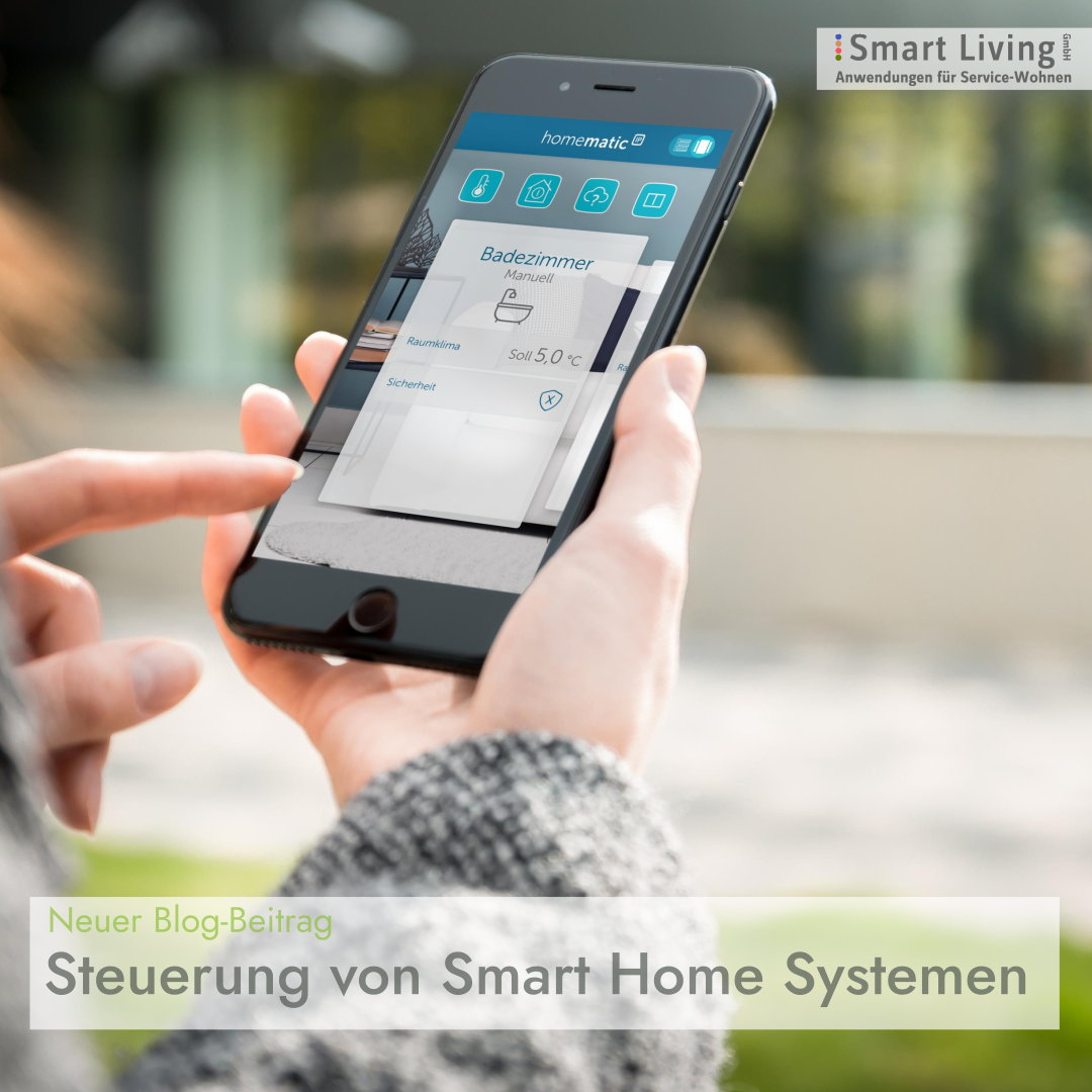 Blog-Beitrag über die Steuerung von Smart Home Systemen