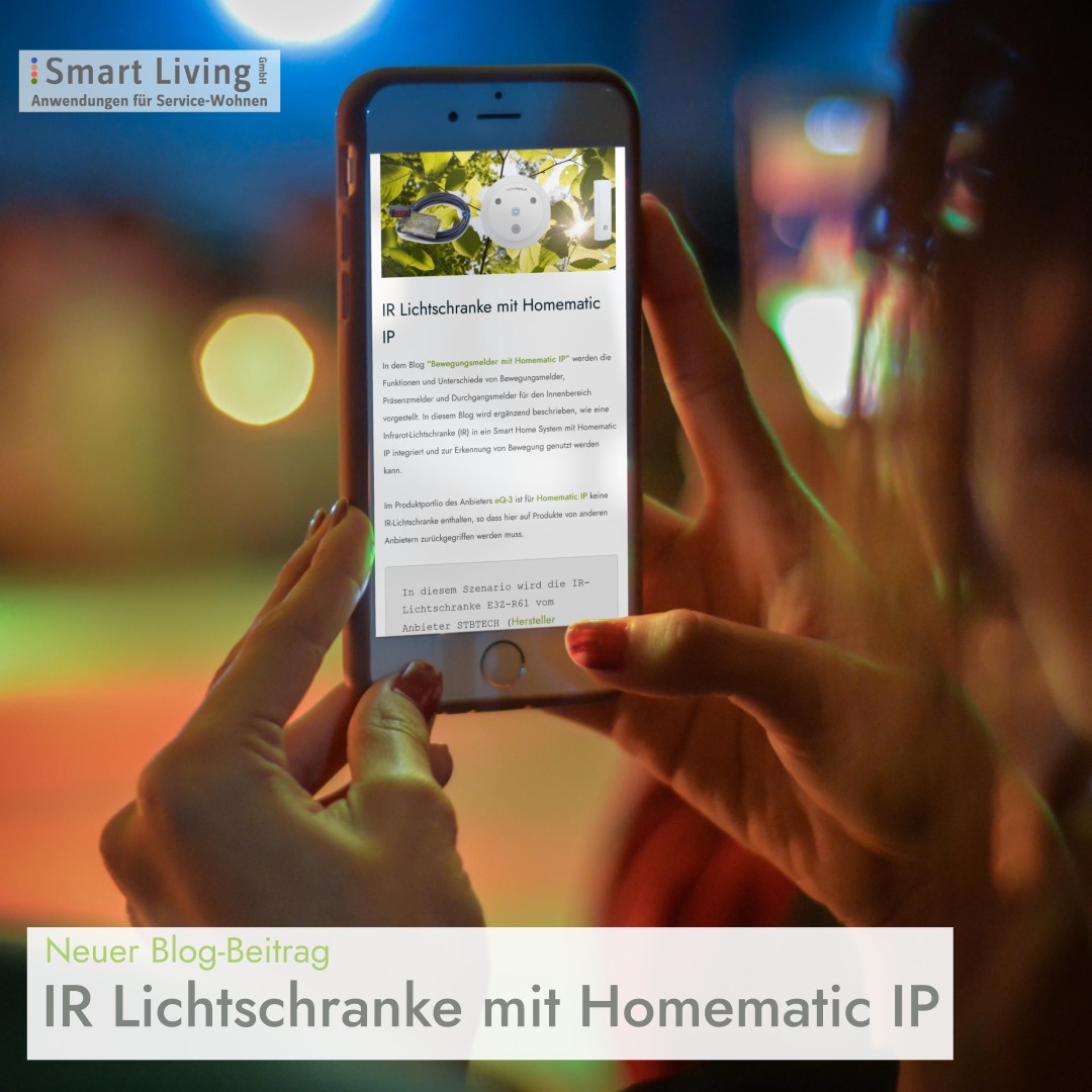 IR Lichtschranke mit Homematic IP