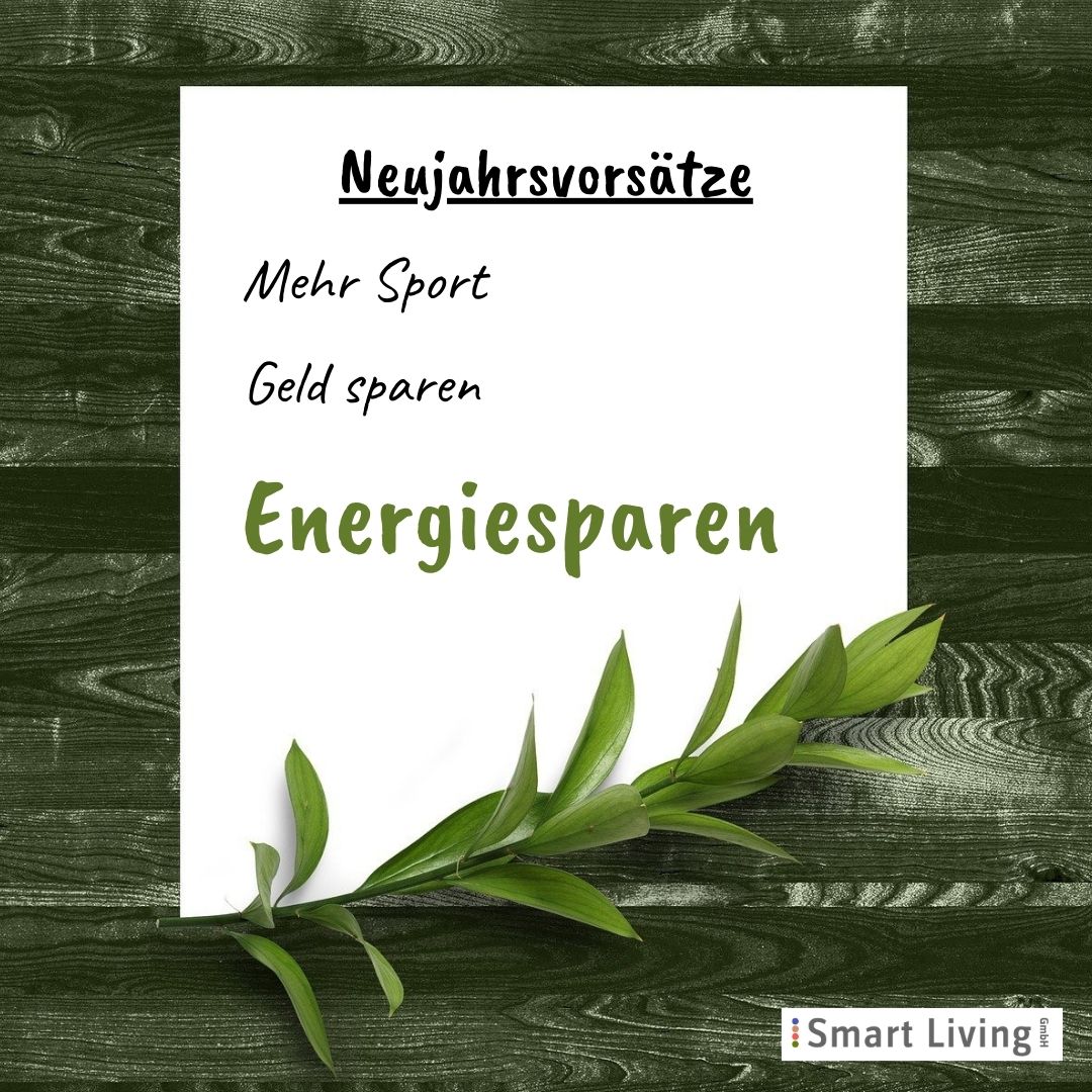 Neujahrsvorsätze Energiesparen